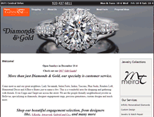 Tablet Screenshot of diamondsandgoldgb.com
